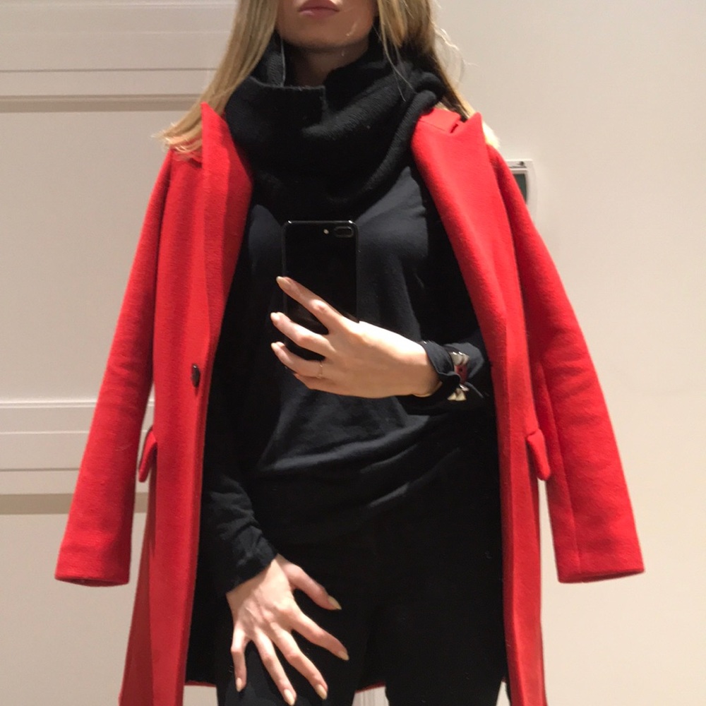 Wool/cashmere collar scarf